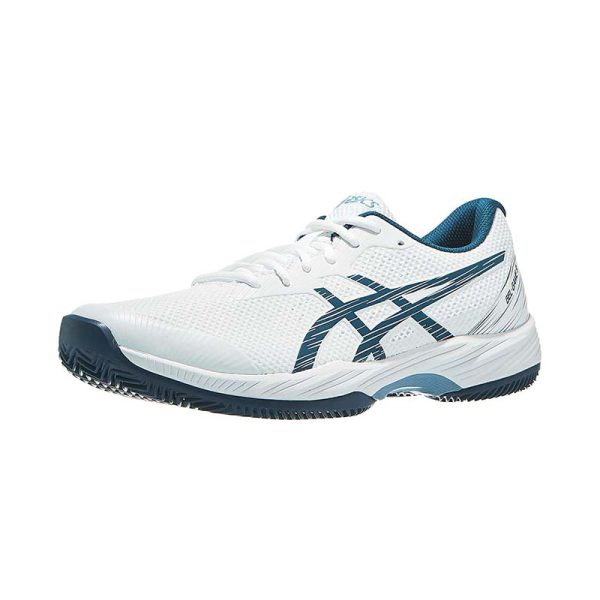 Asics Gel Game 9 Clay White/Restful Teal men's tennis shoes